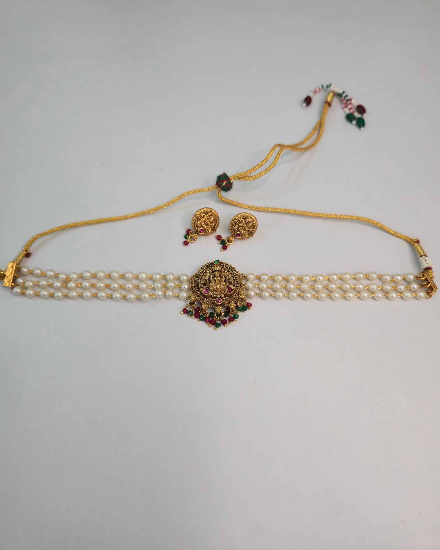 Lakshmi Pearl Grace Choker Set