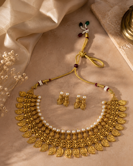 Lakshmi Pearl Layer Necklace
