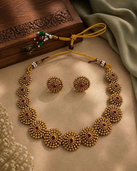 Aarika Antique Necklace Set
