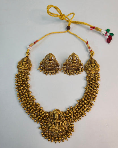 Lakshmi Bead Temple Set