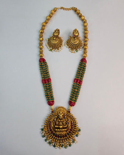 Lakshmi Bead Haram Set