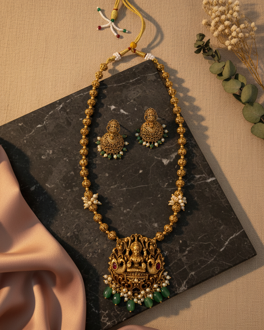 Lakshmi Mayura Haram Set