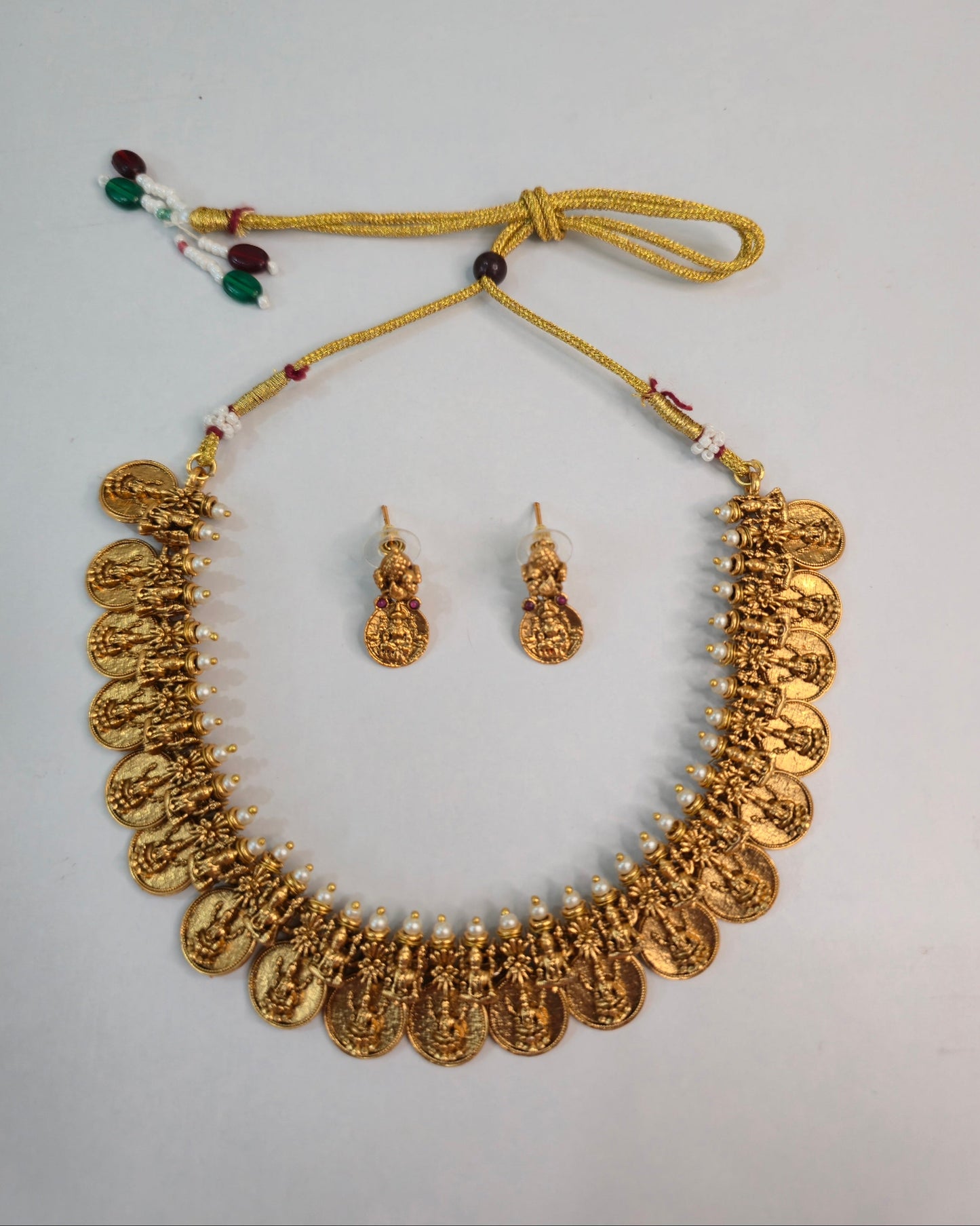 Lakshmi Kasu Mala Necklace Set