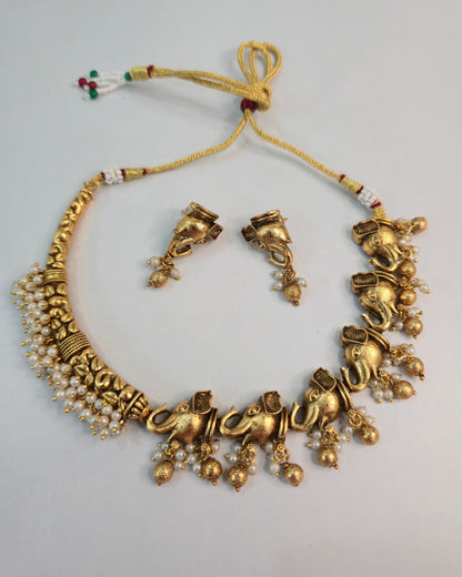 Gajashree Antique Necklace
