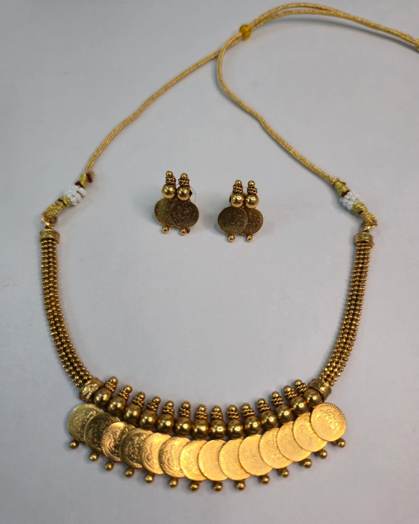 Antique Coin Necklace Set