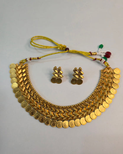 Aadya Coin Necklace Set