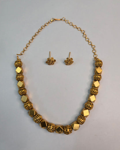 Shrivika Antique Bead Necklace Set