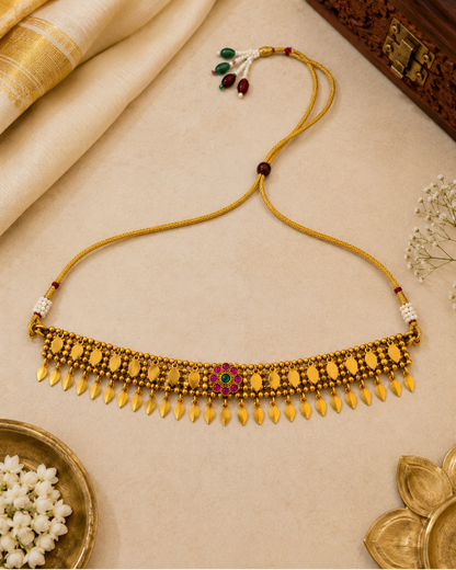 Devika Elakkathali Choker Set