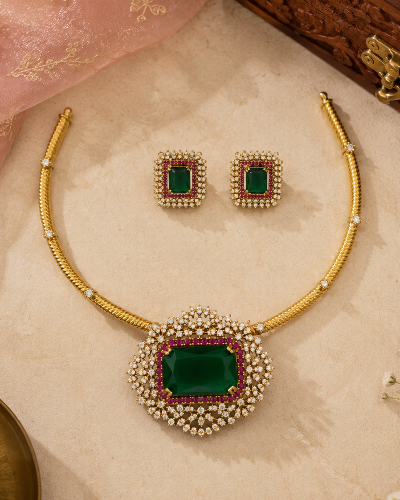 Ira Emerald Hasli Set