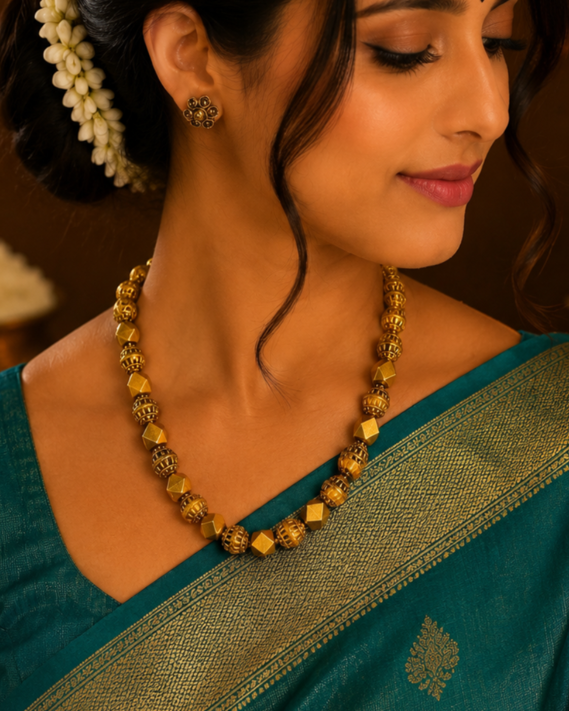 Shrivika Antique Bead Necklace Set