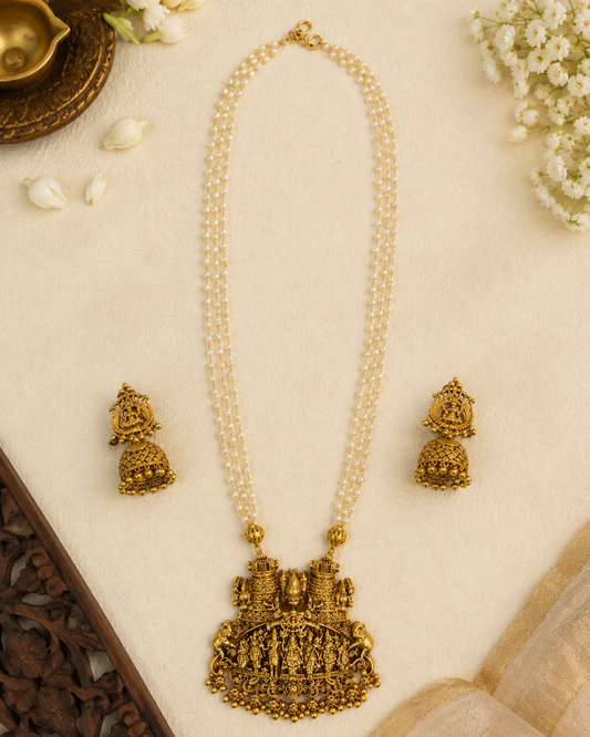 Sri Vaibhavi Pearl Haram Set