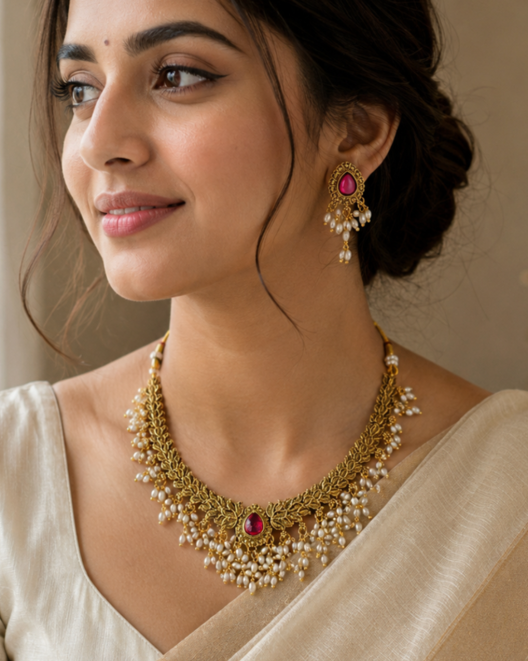 Varnika Antique Necklace Set