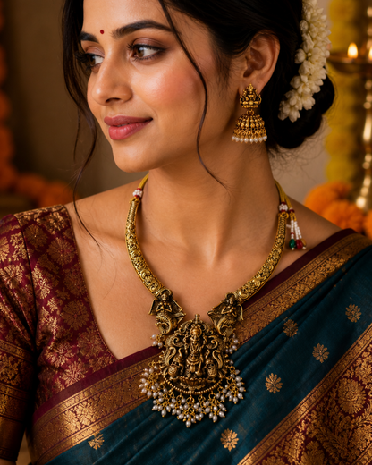 Vaidehi Lakshmi Necklace Set