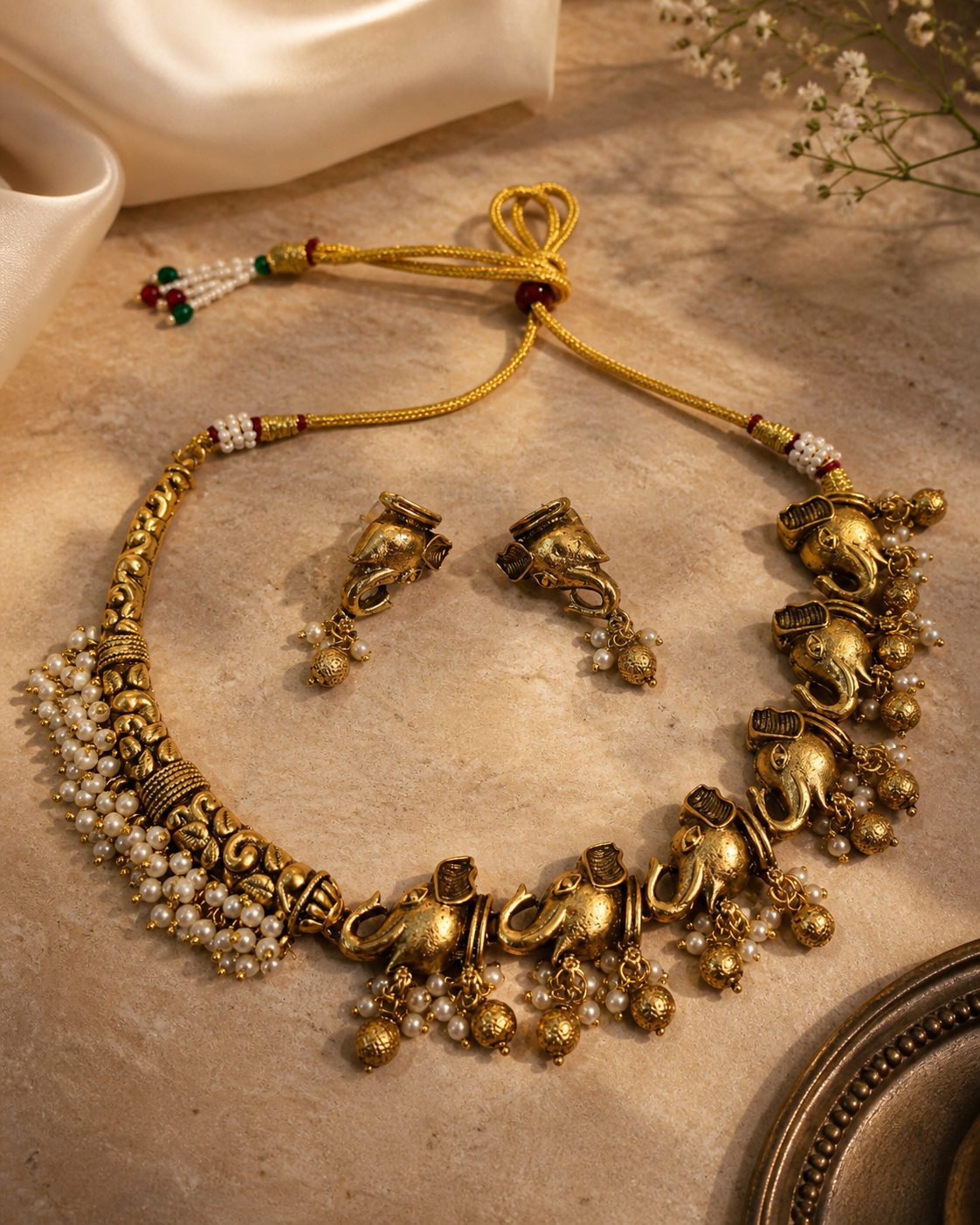 Gajashree Antique Necklace