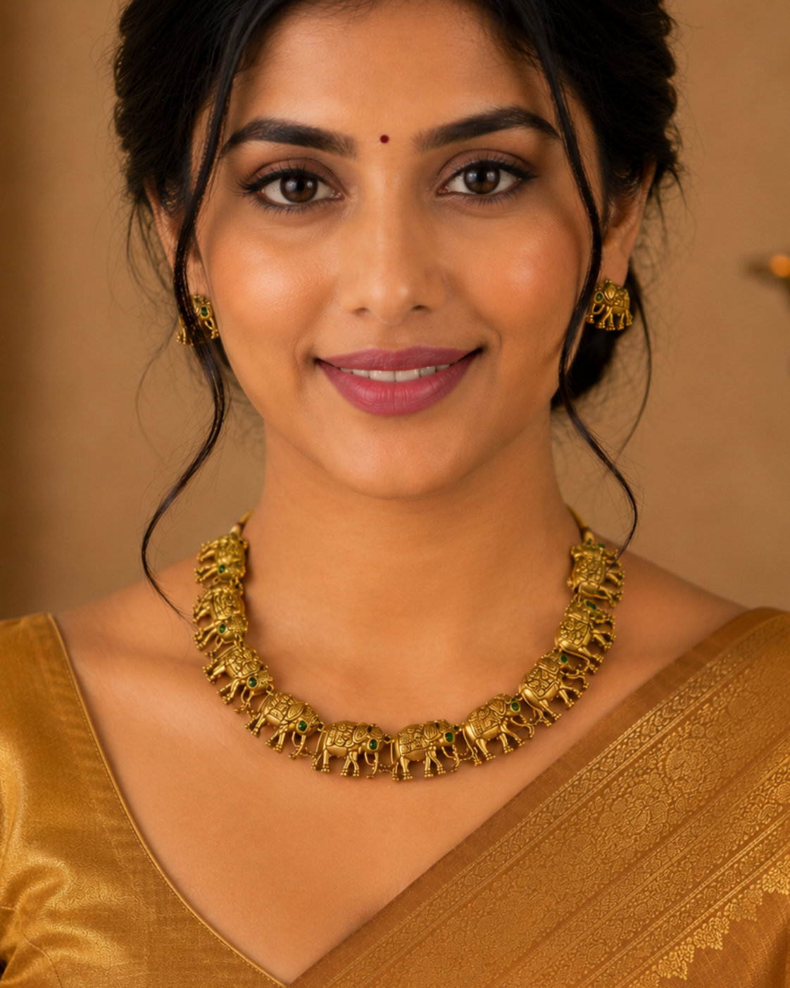 Gaja Vaibhava Necklace Set