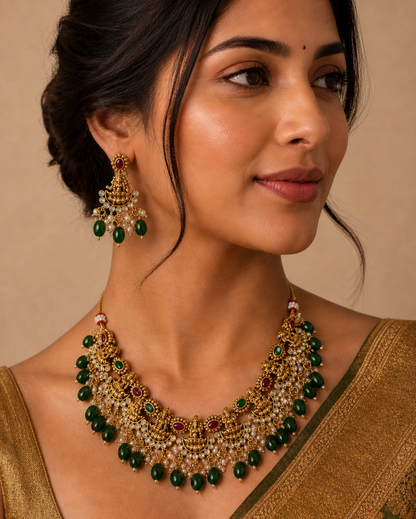 Lakshmi Vaibhava Necklace Set