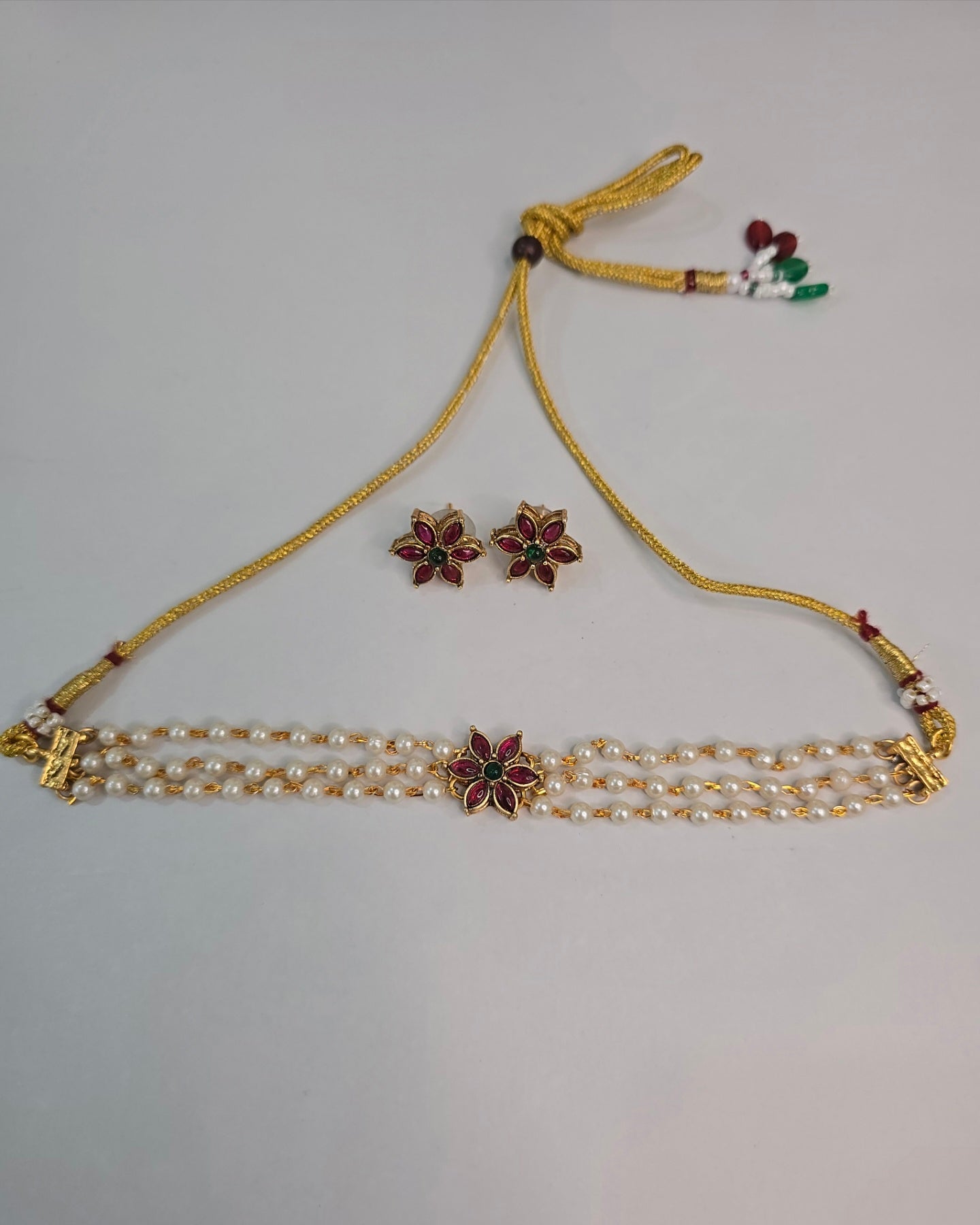Padma Pearl Choker Set